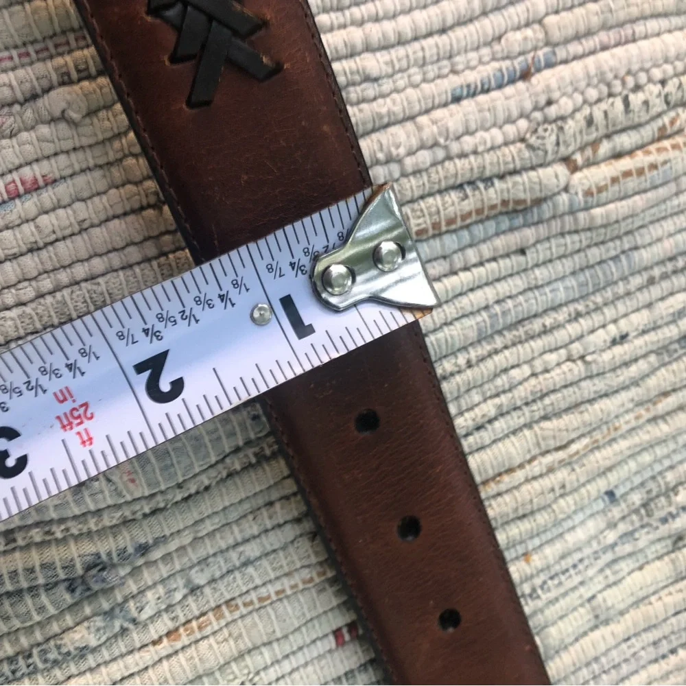 38 Columbia Leather Reversible Men Belt 38